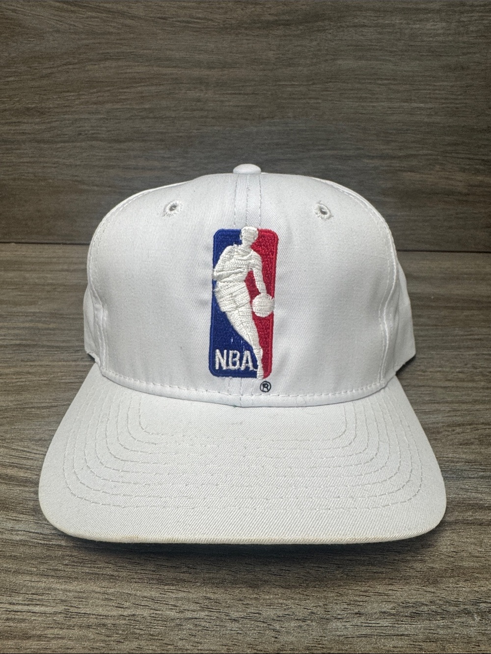 Vintage NBA logo White Snapback